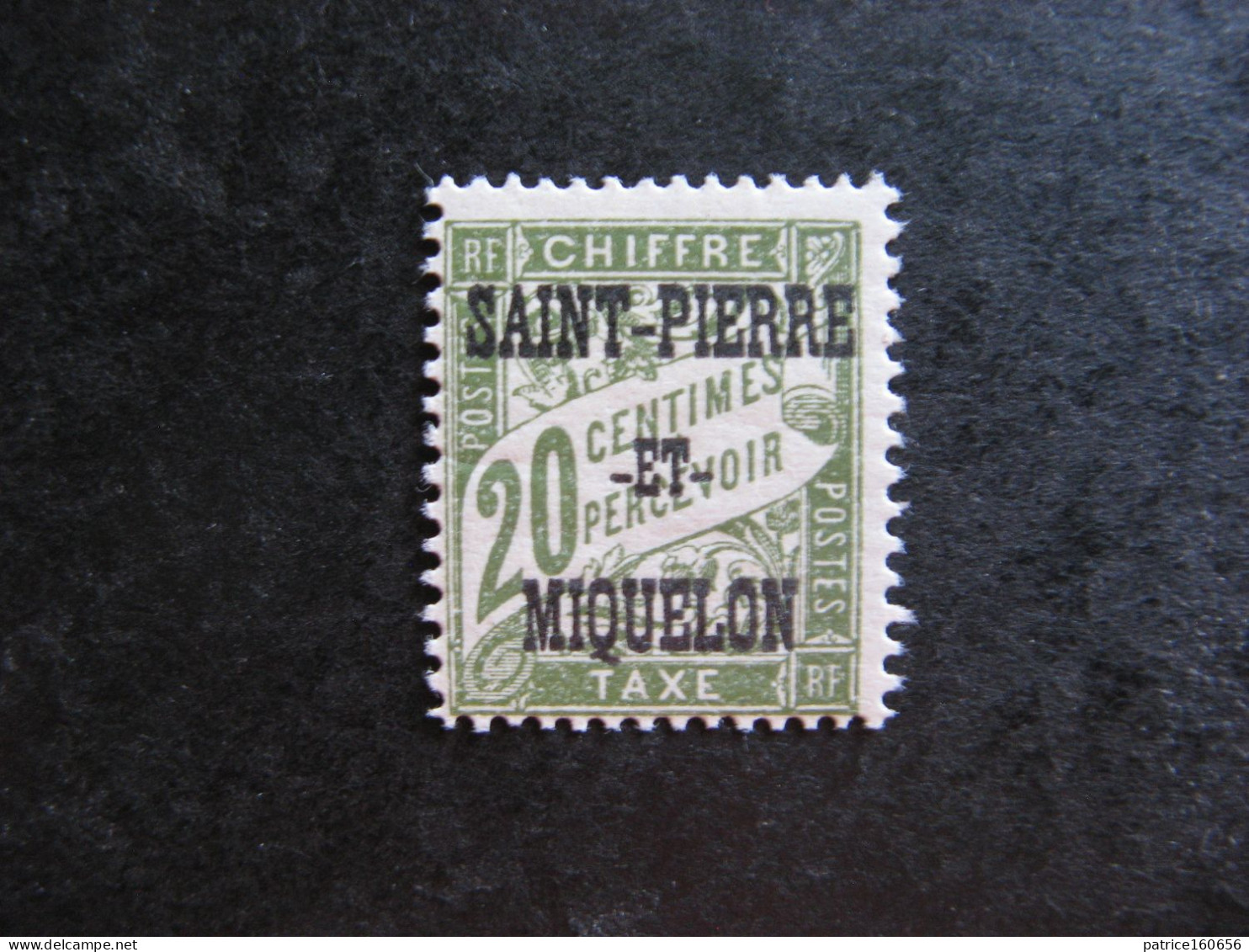 Saint Pierre Et Miquelon: TB Taxe  N°12, Neuf X. - Timbres-taxe