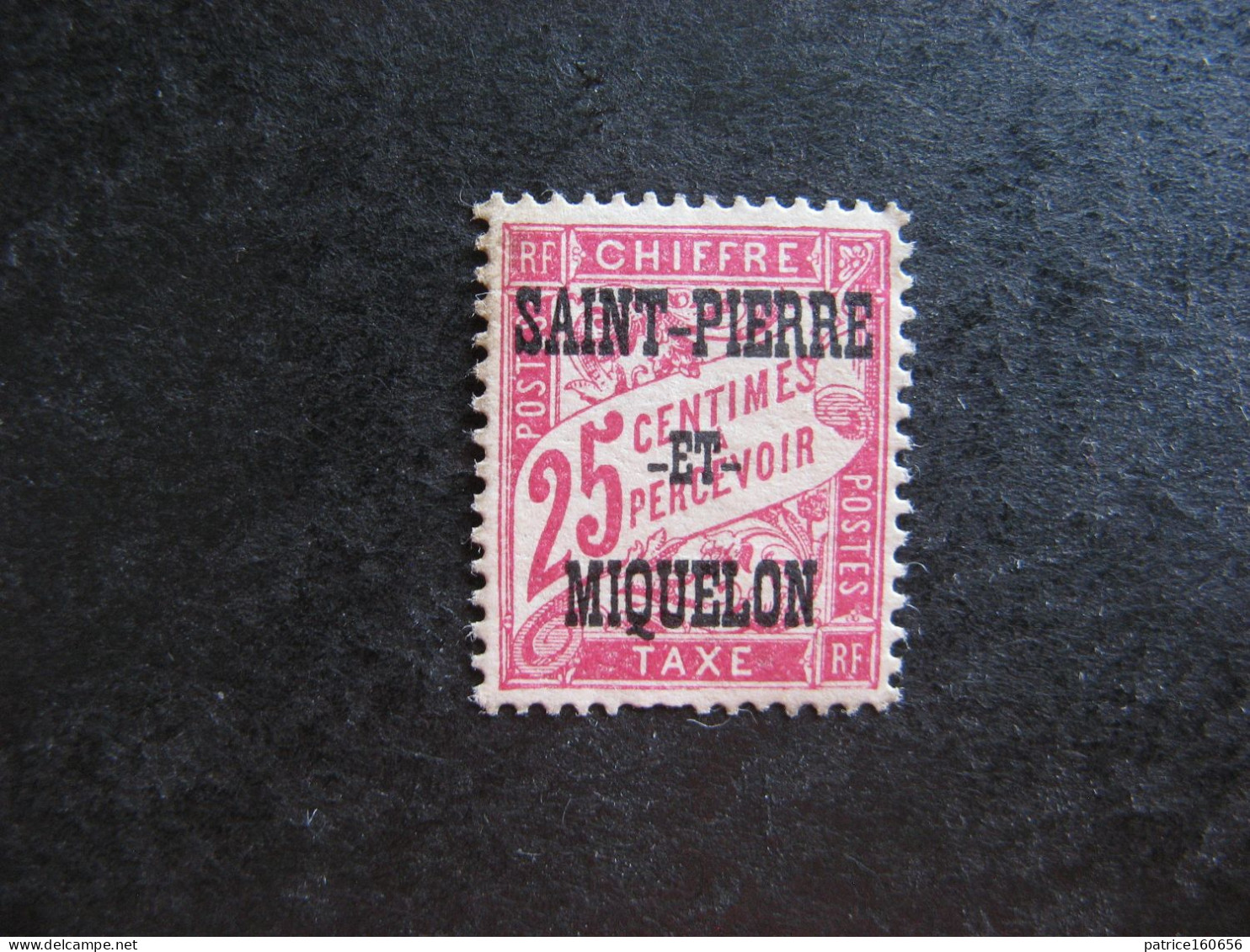 Saint Pierre Et Miquelon: TB Taxe  N°13, Neuf X. - Strafport