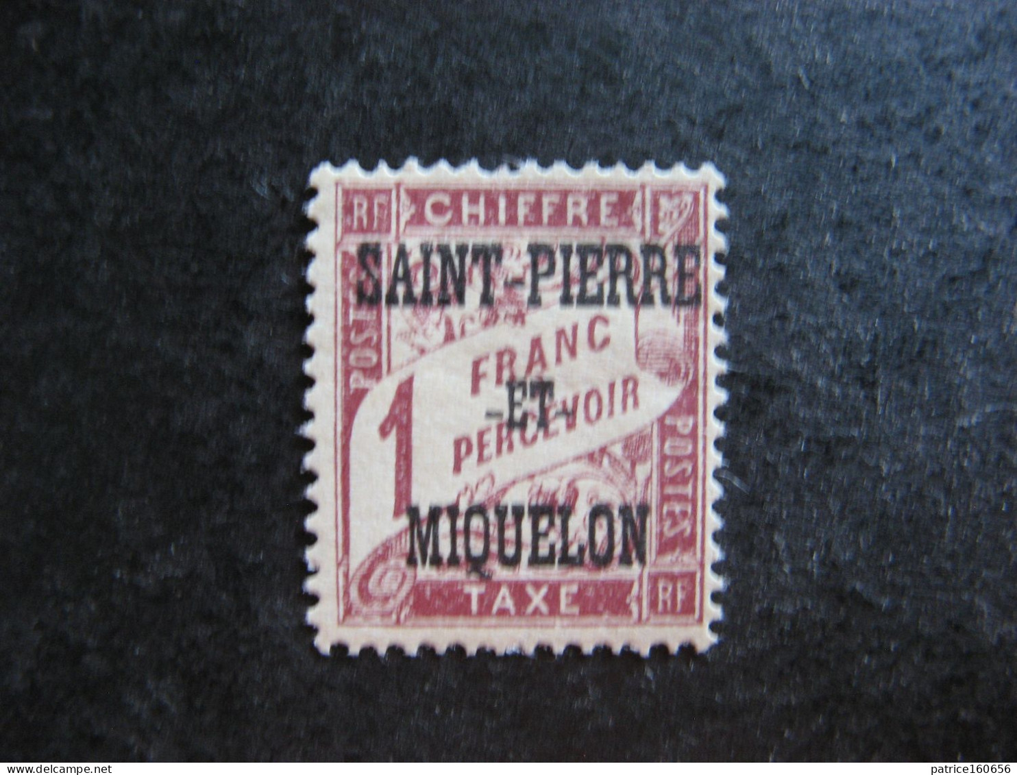 Saint Pierre Et Miquelon: TB Taxe  N°18, Neuf X. - Impuestos