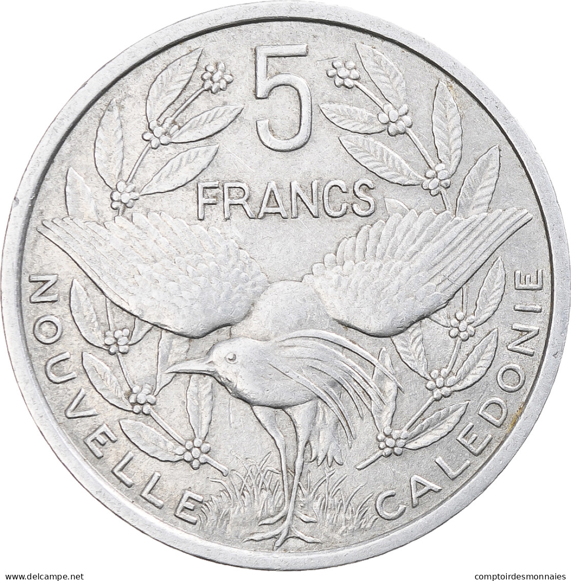 Nouvelle-Calédonie, 5 Francs, 1952, Paris, Aluminium, TTB, KM:4 - New Caledonia