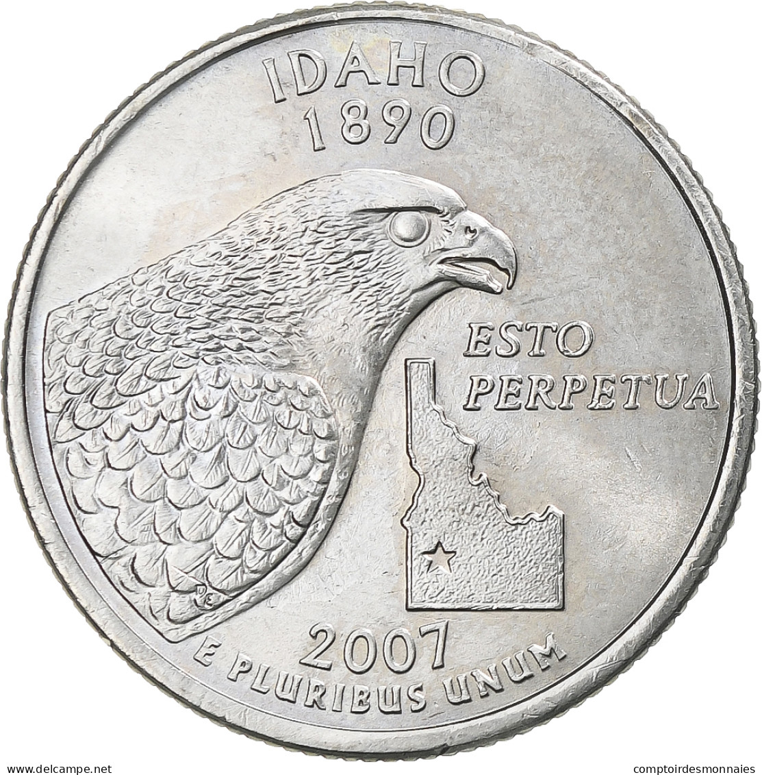 États-Unis, Quarter, 2007, U.S. Mint, Cupronickel Plaqué Cuivre, FDC, KM:398 - Sonstige & Ohne Zuordnung