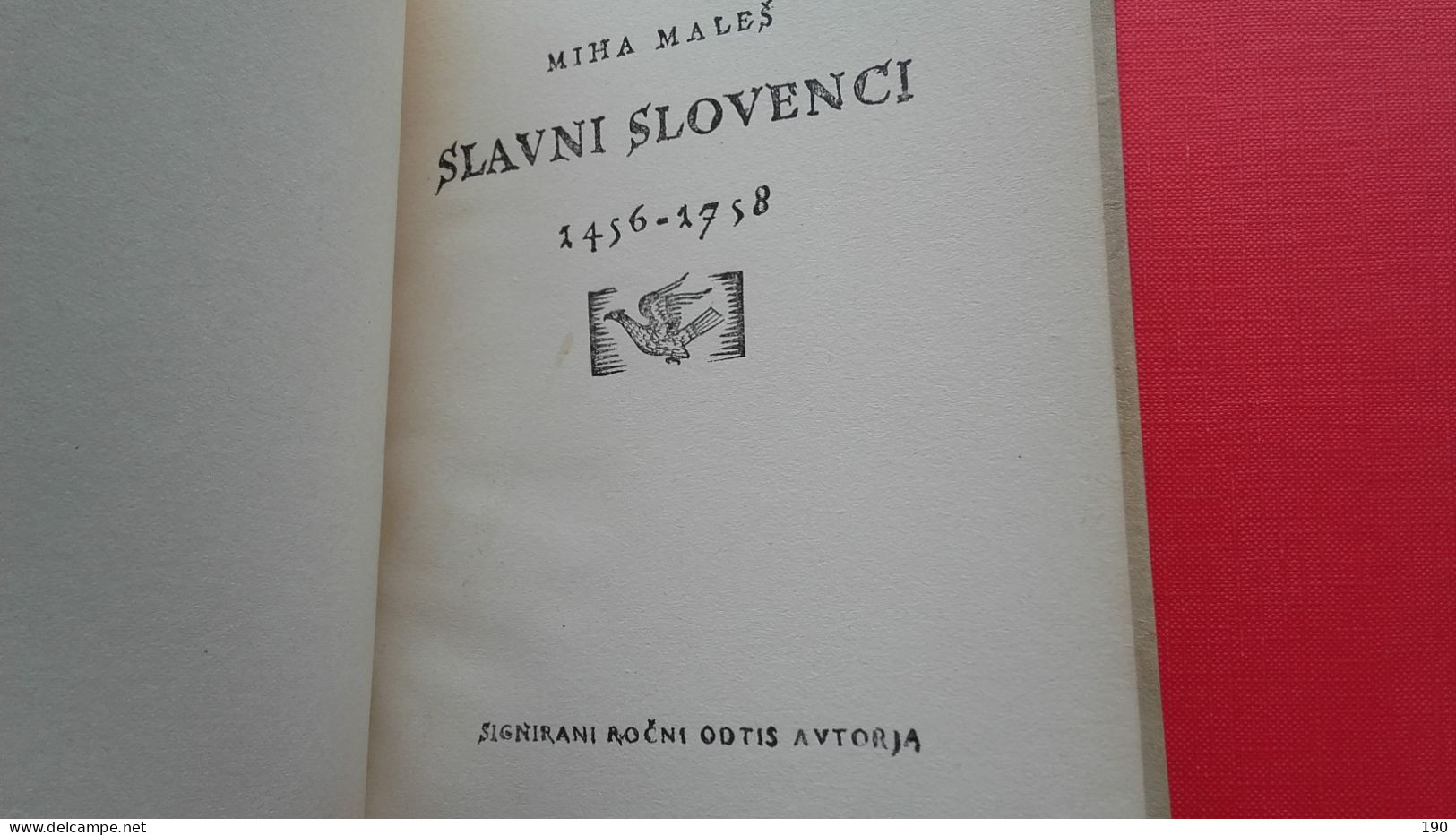 Book And Woodcut With Original Signature Of The Author.Miha Males:Slavni Slovenci.Umetniska Mapa Lesorezov(15x) - Slawische Sprachen