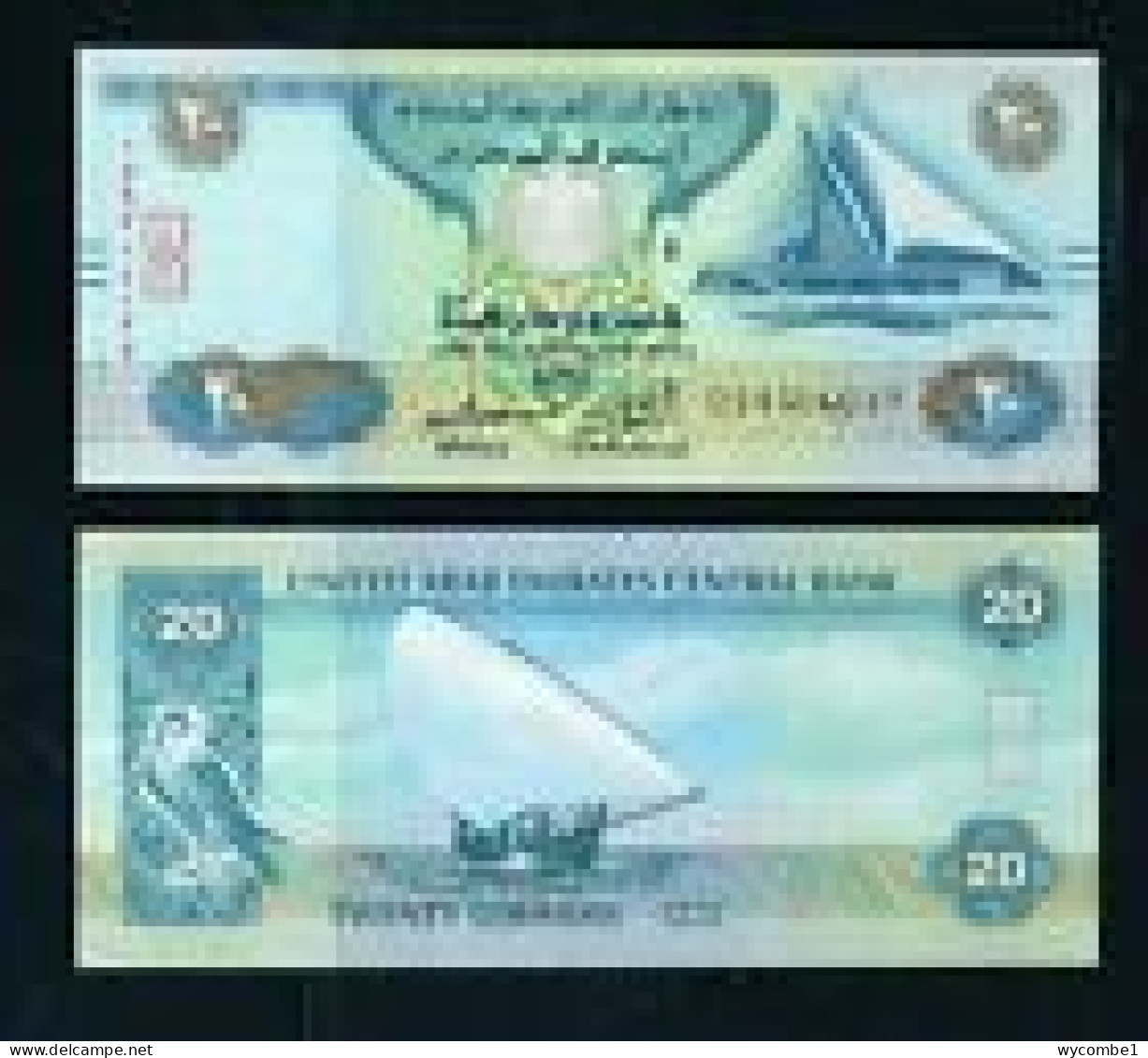 UNITED ARAB EMIRATES - 2015 20 Dirhams UNC - Ver. Arab. Emirate