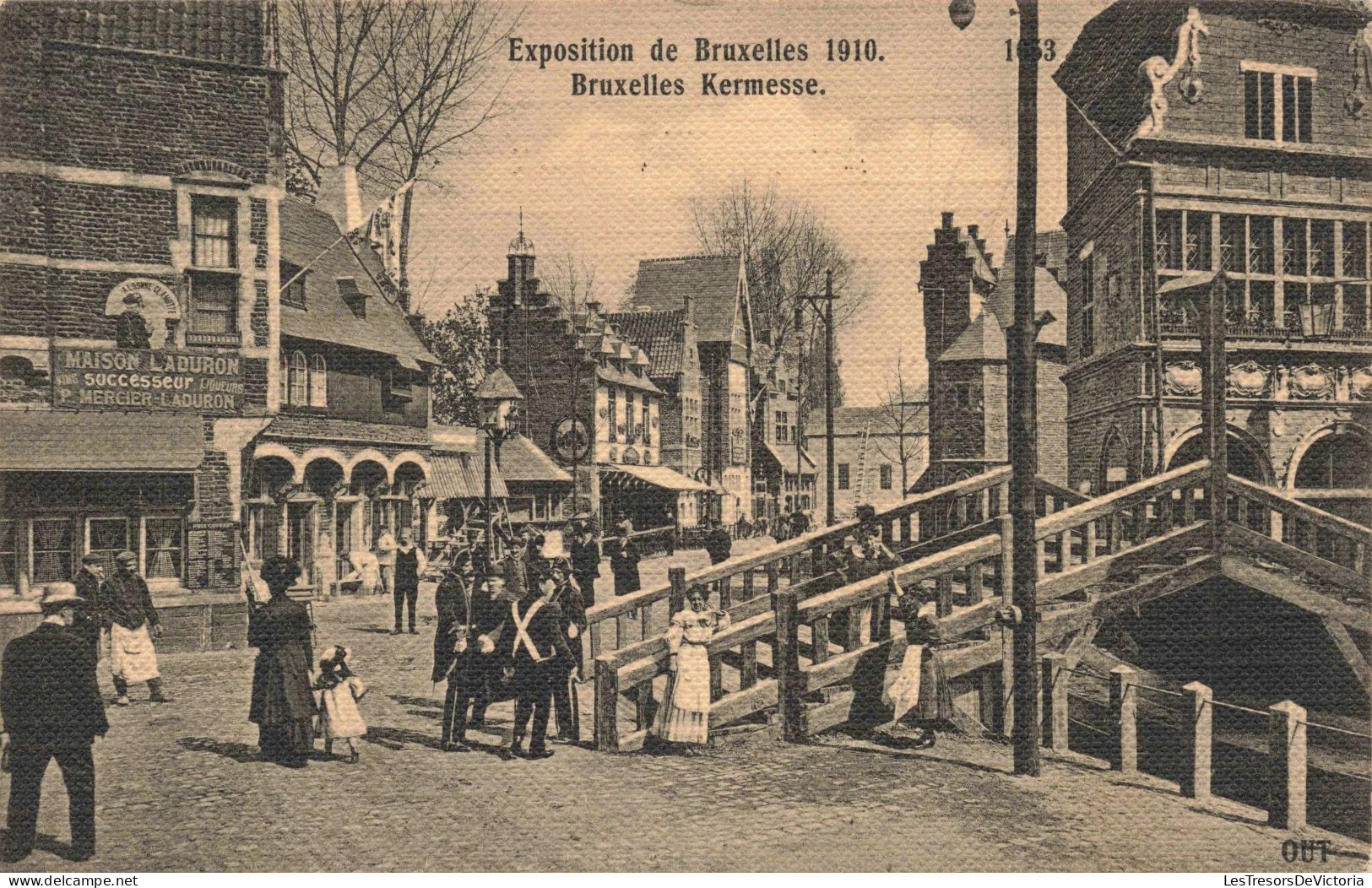 BELGIQUE - Exposition De Bruxelles 1910 - Bruxelles Kermesse - Carte Postale Ancienne - Universal Exhibitions