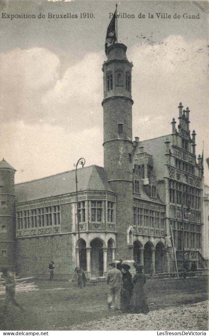 BELGIQUE - Exposition De Bruxelles 1910 - Pavillon De La Ville De Gand - Carte Postale Ancienne - Universal Exhibitions