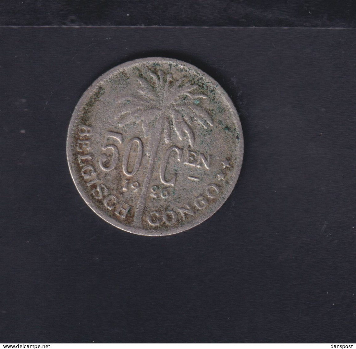 Belgisch-Congo 50 Cent 1926 - 1910-1934: Albert I