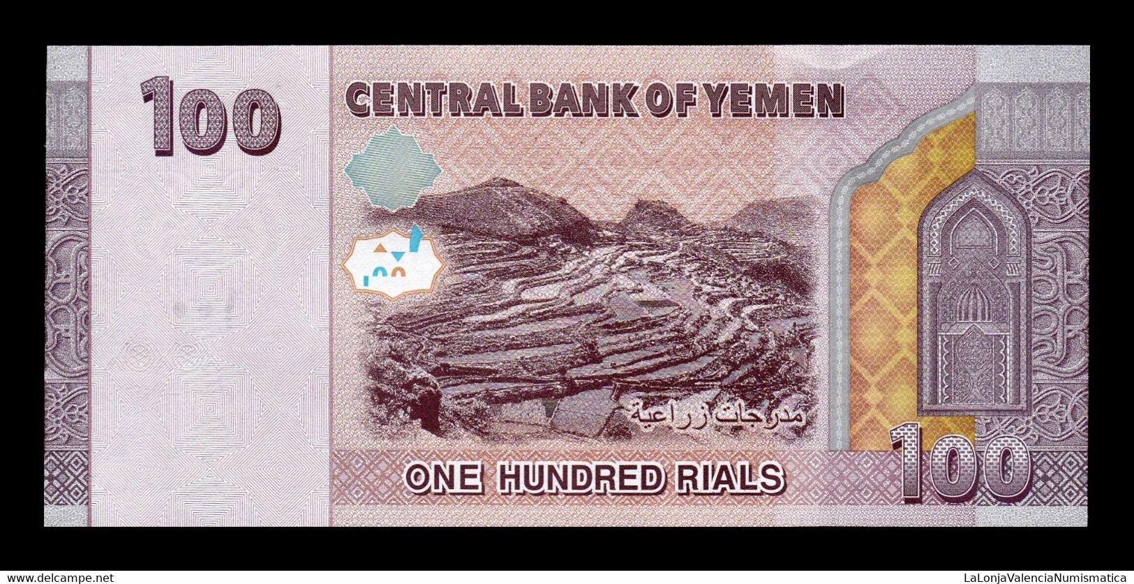 Yemen 100 Rials 2018 Pick 37 Sc Unc - Yémen