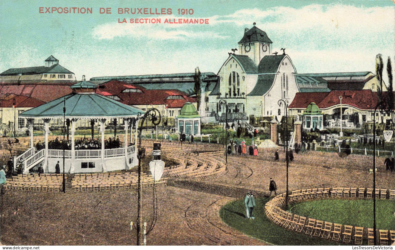 BELGIQUE - Exposition De Bruxelles 1910 - La Section Allemande - Carte Postale Ancienne - Universal Exhibitions