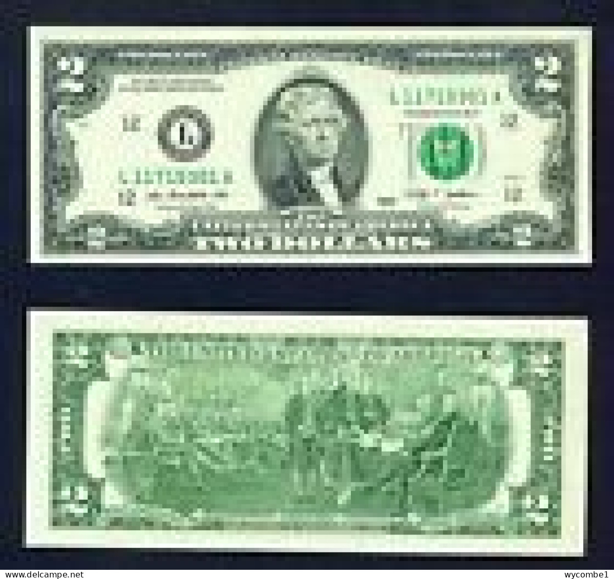 UNITED STATES - 2009 2 Dollars Series L California UNC - Billetes De Estados Unidos (1928-1953)