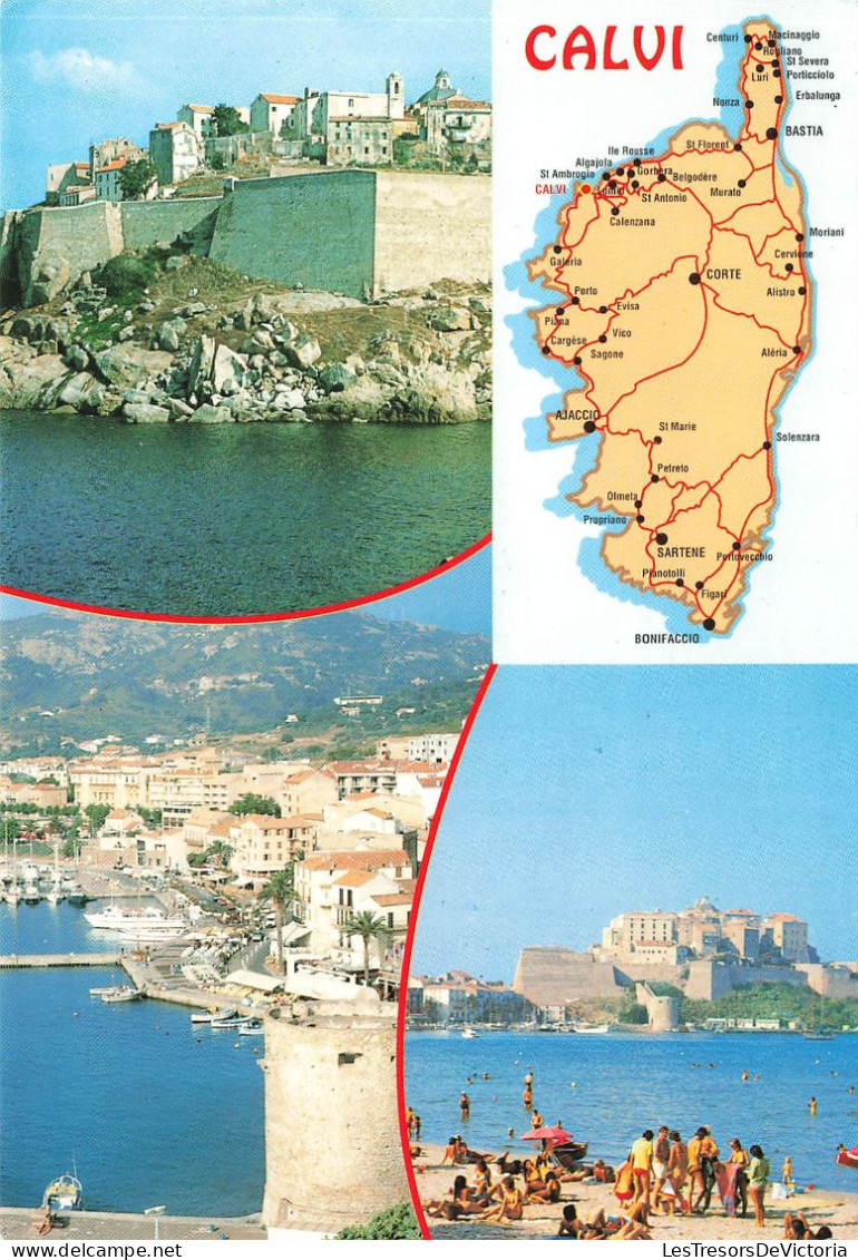 FRANCE - Calvi - Les Quais - Colorisé - Carte Postale Ancienne - Calvi