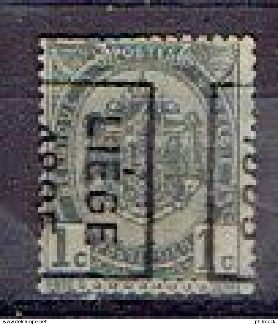 Préo - Voorafgestempelde Zegels 24 B - Liège 1895 -Timbre N°53 - Roller Precancels 1894-99