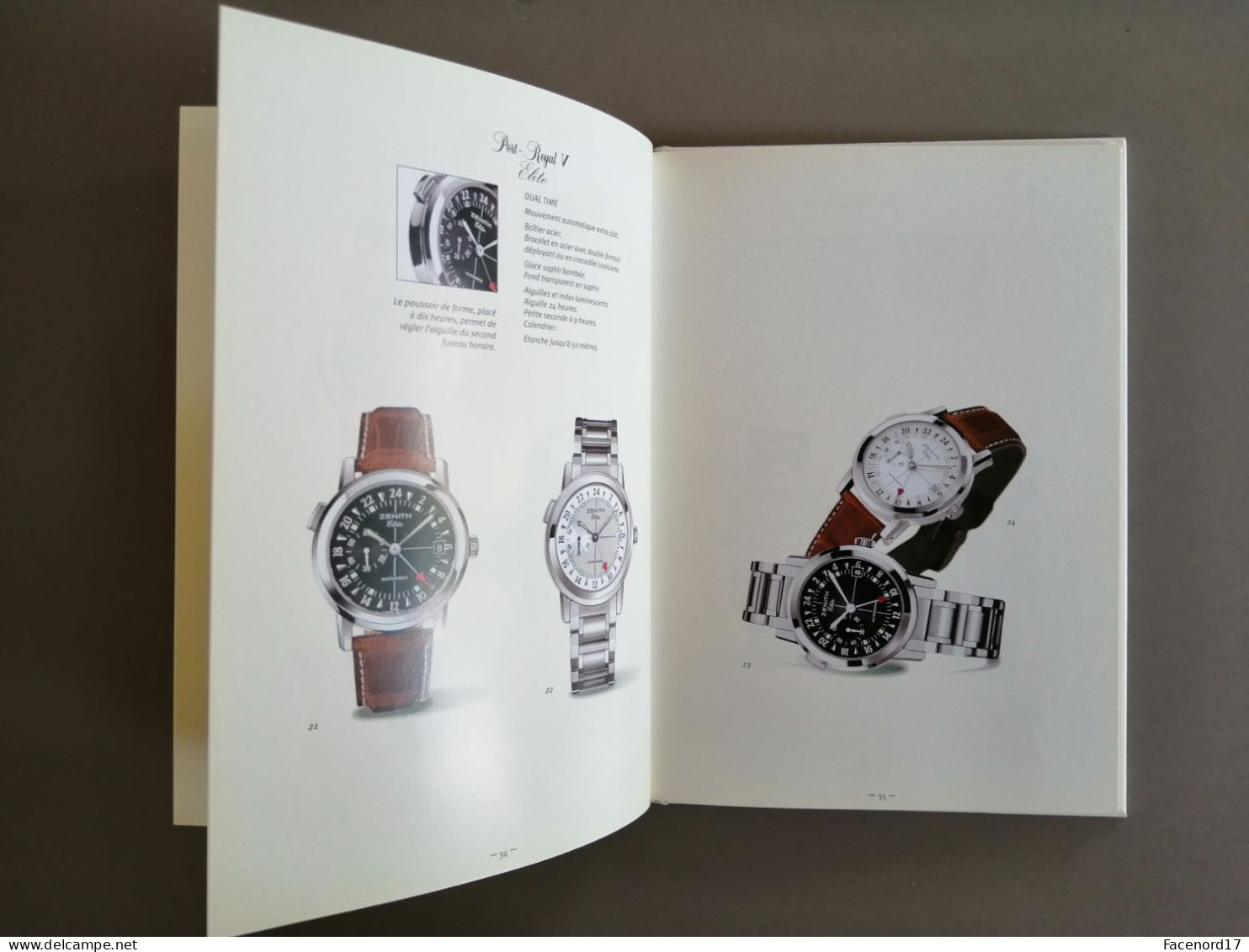 Catalogue Montres Zénith Collection 2000 Liste De Prix Janvier 2001 - Sonstige & Ohne Zuordnung