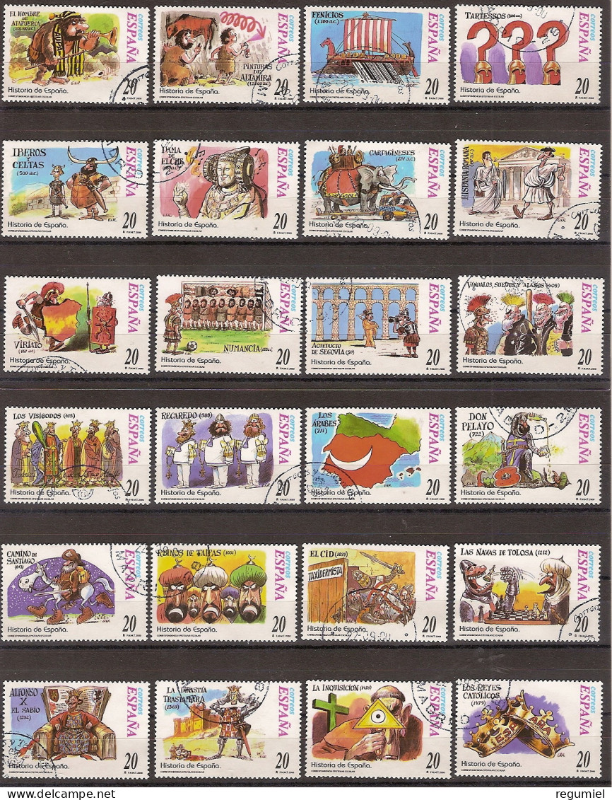 España U 3732/3755 (o) SH. Correspondencia. 2000 - Used Stamps