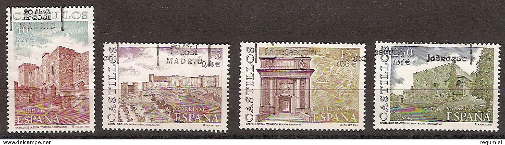 España U 3785/3788 (o) Castillos. 2000 - Usati