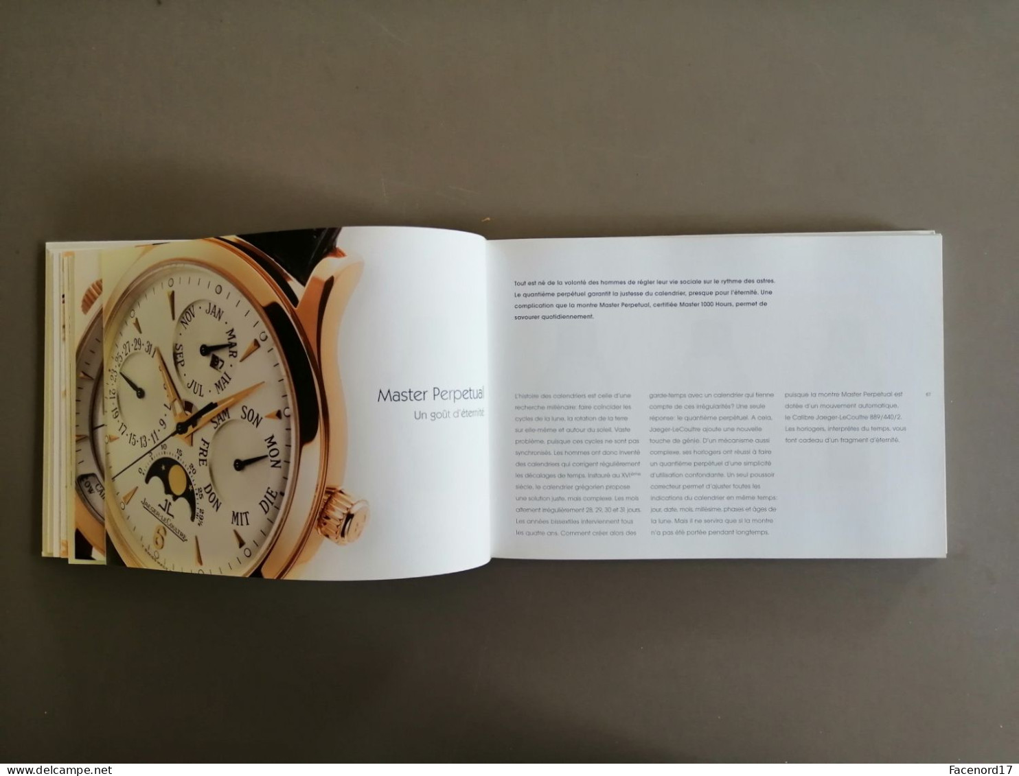 Catalogue montres Jaeger-LeCoultre le livre de la manufacture  édition 2004/2005 avec liste des prix publics
