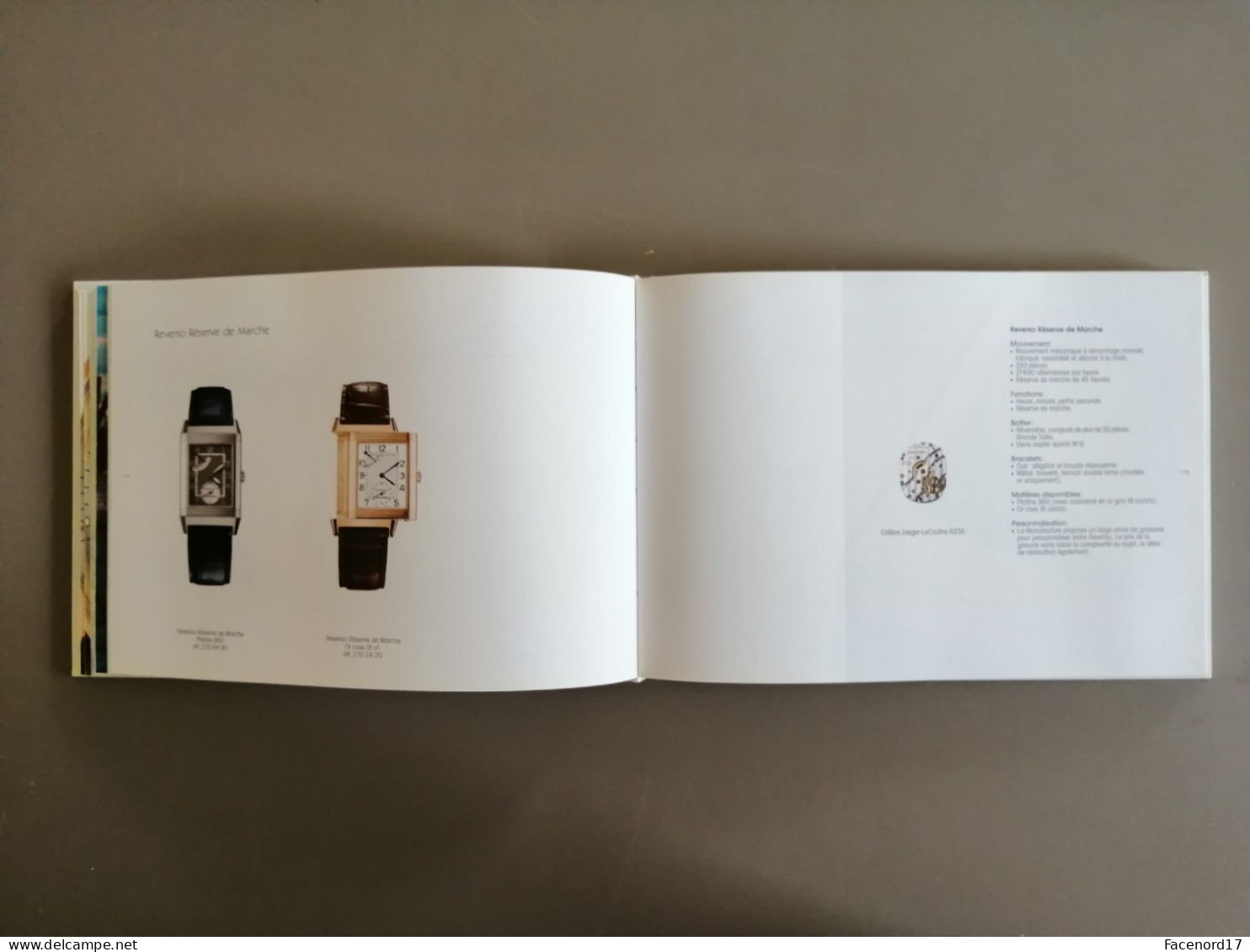 Catalogue montres Jaeger-LeCoultre le livre de la manufacture  édition 2004/2005 avec liste des prix publics