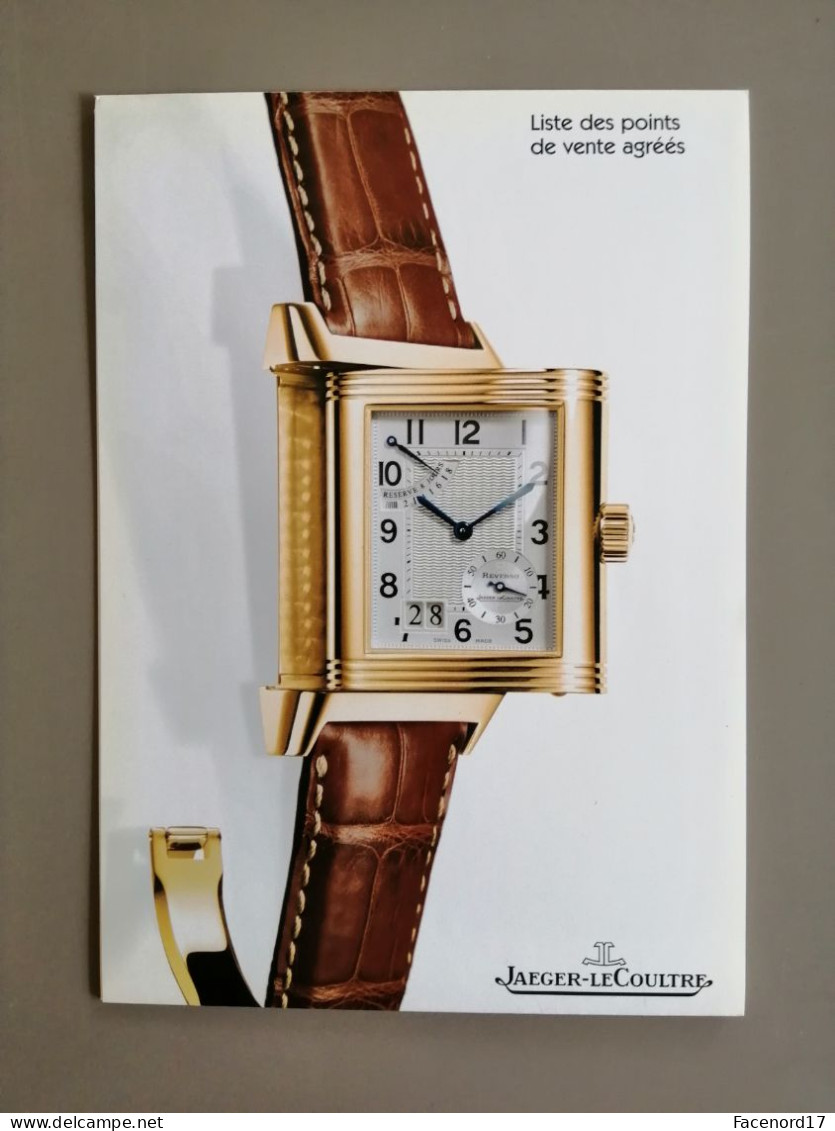 Catalogue montres Jaeger-LeCoultre le livre de la manufacture  édition 2004/2005 avec liste des prix publics