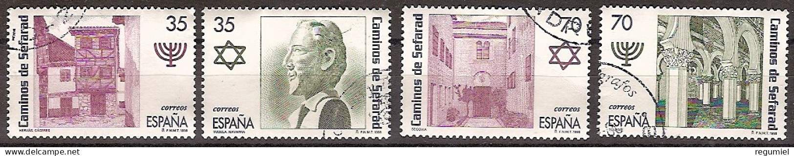 España U 3600/3603sh (o) SH. Sefarad. 1998 - Used Stamps