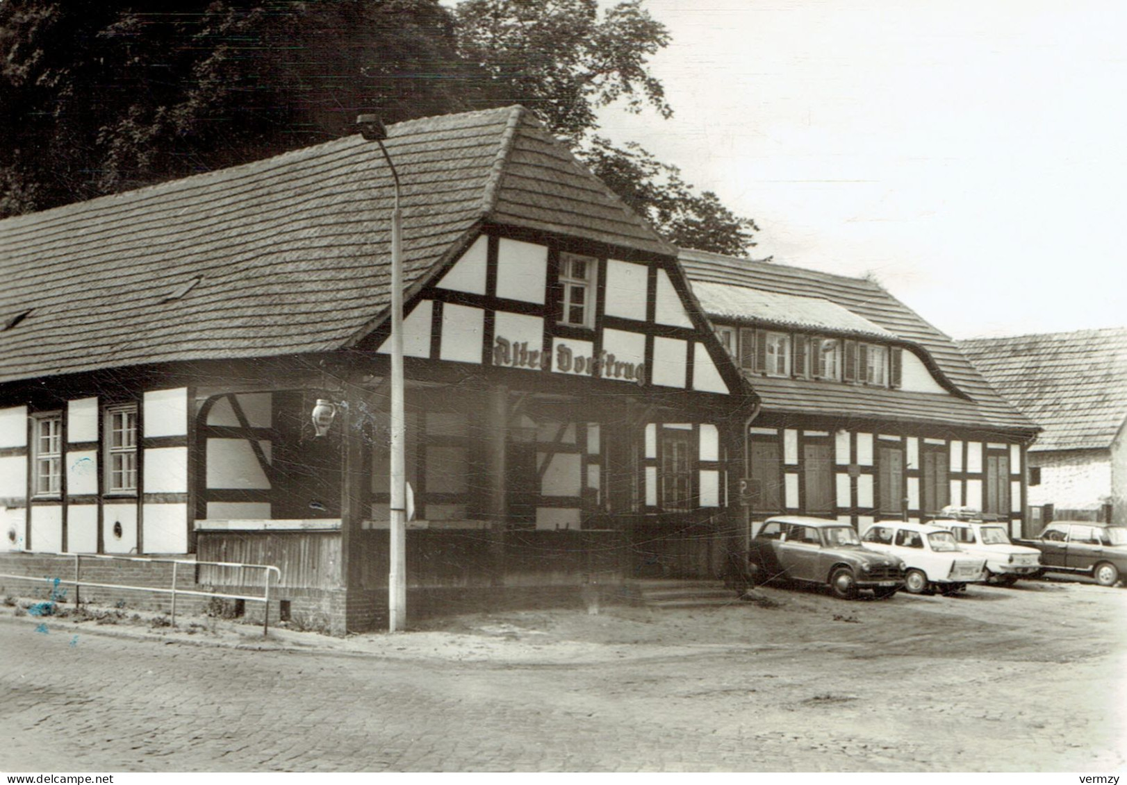 SCHÖNFLIESS : Gaststätte  " Alter Dorfkrug " - Photo Véritable - Oranienburg
