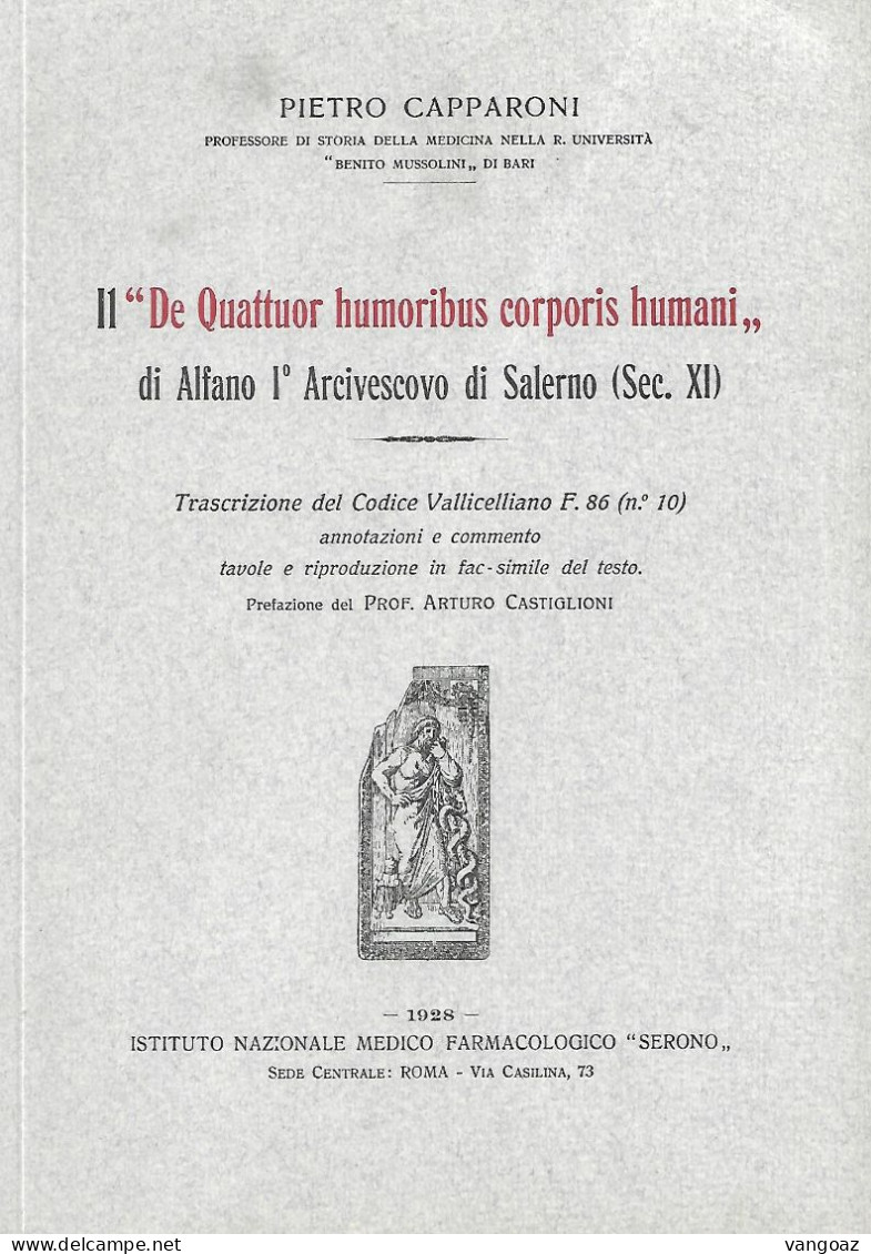 De Quattuor Humoribus Corporis Humani - Medicina, Biologia, Chimica