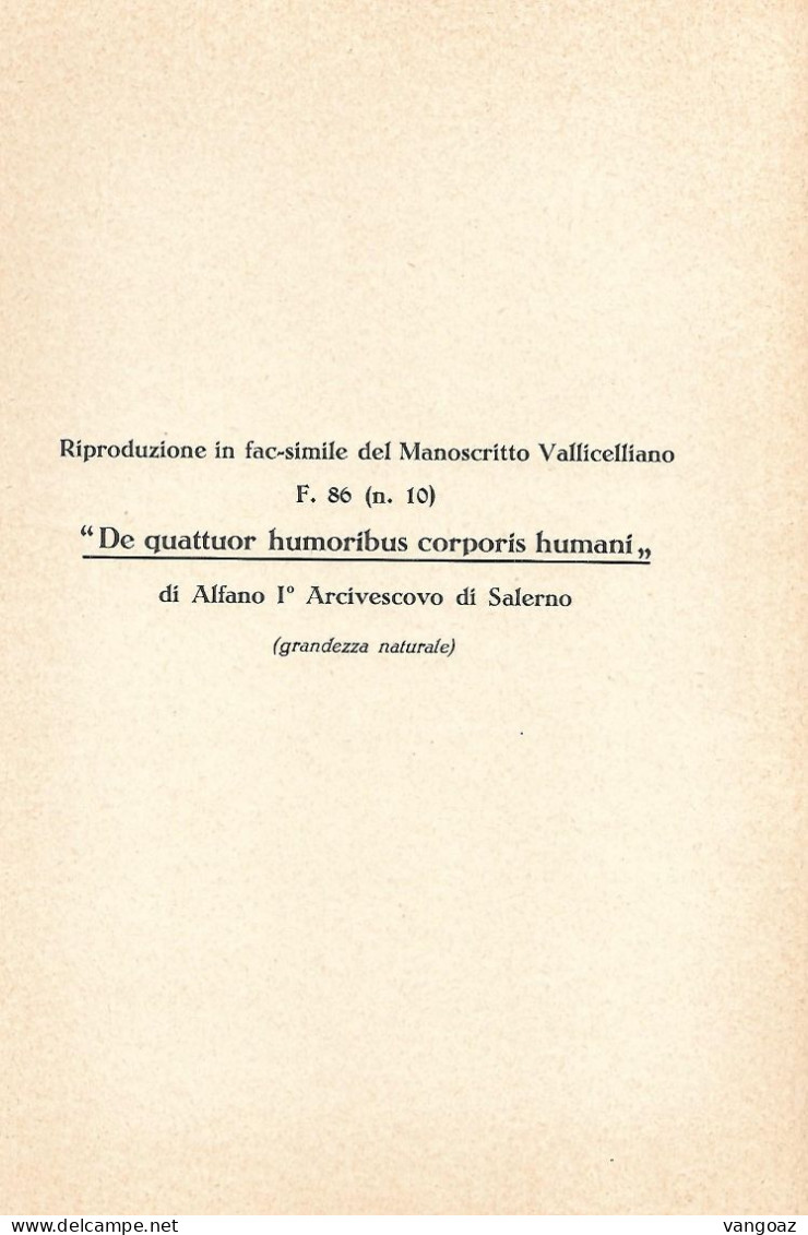 De Quattuor Humoribus Corporis Humani - Medicina, Biología, Química