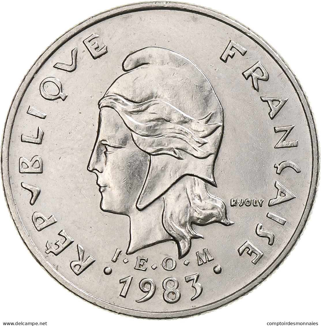 Polynésie Française, 10 Francs, 1983, Paris, Nickel, SUP, KM:8 - Französisch-Polynesien