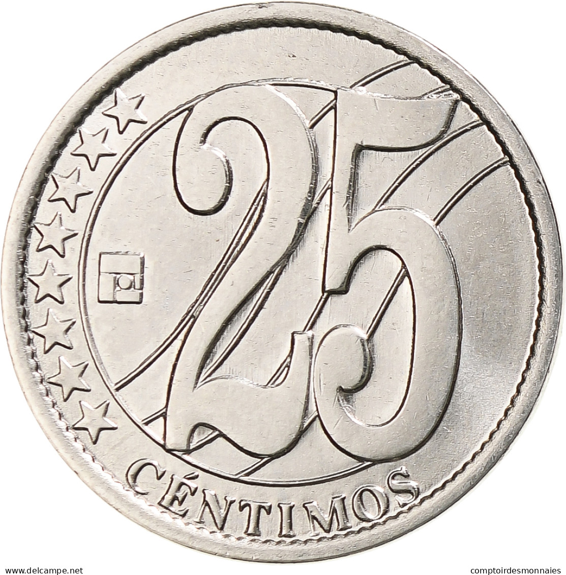 Monnaie, Venezuela, 25 Centimos, 2007, Maracay, FDC, Nickel Plaqué Acier, KM:91 - Venezuela