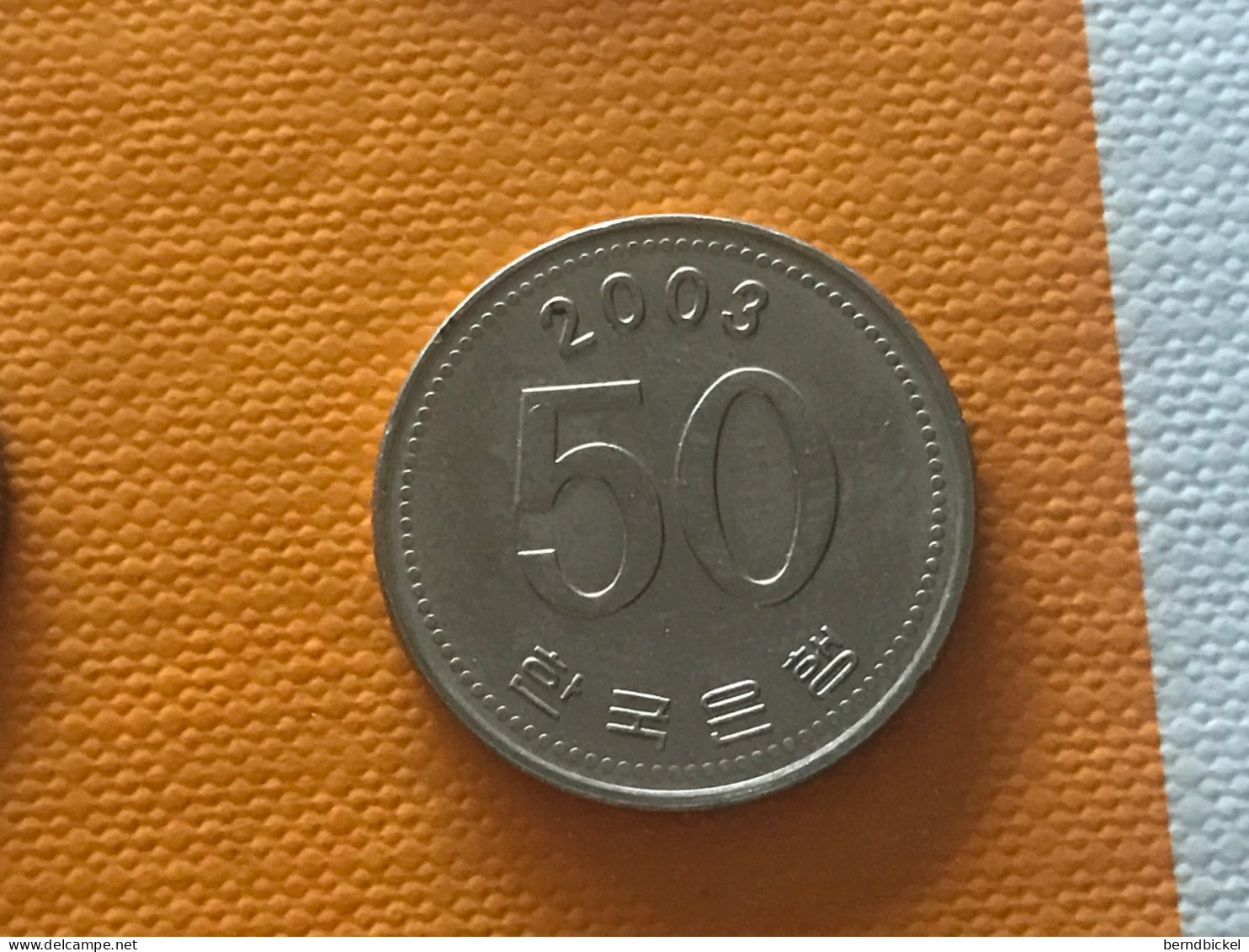 Münze Münzen Umlaufmünze Südkorea 50 Won 2003 - Korea (Süd-)
