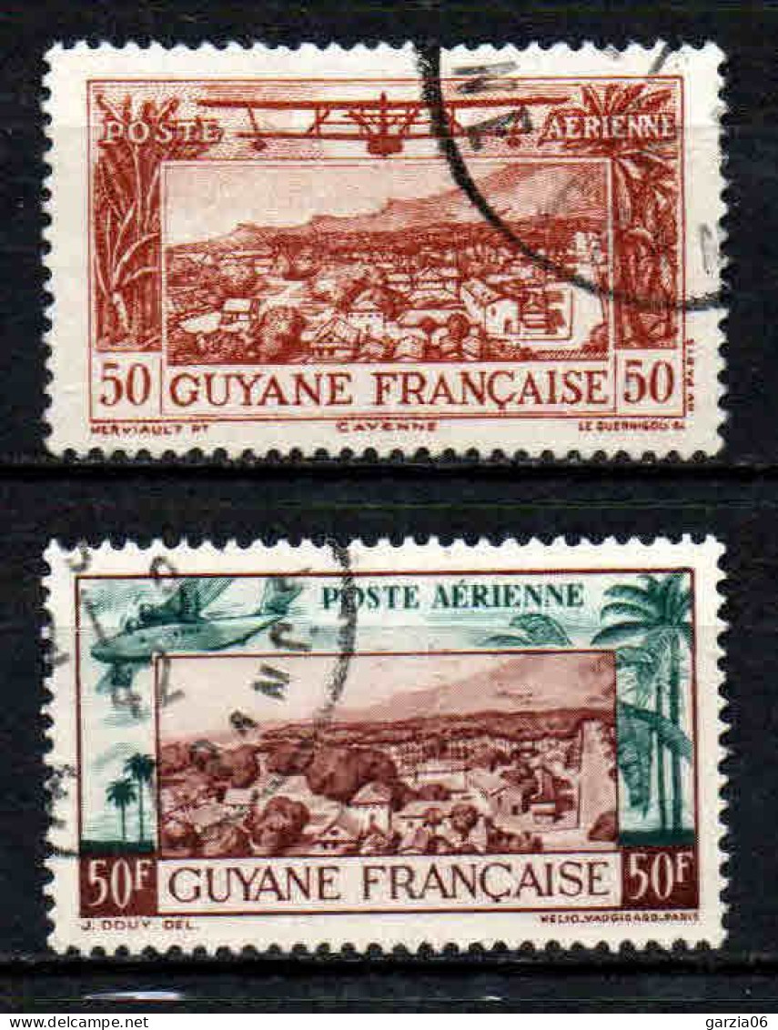 Guyane - 1942 -  Tb Antérieurs Sans RF  -  PA 20/21 - Oblit - Used - Oblitérés