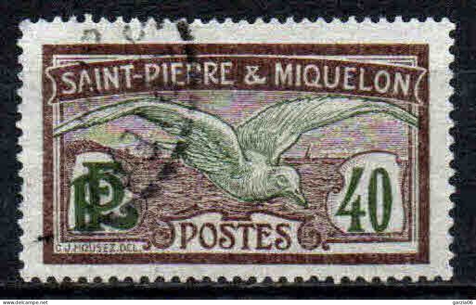 St Pierre Et Miquelon    - 1909 - Goéland  - N° 87- Oblit - Used - Usati