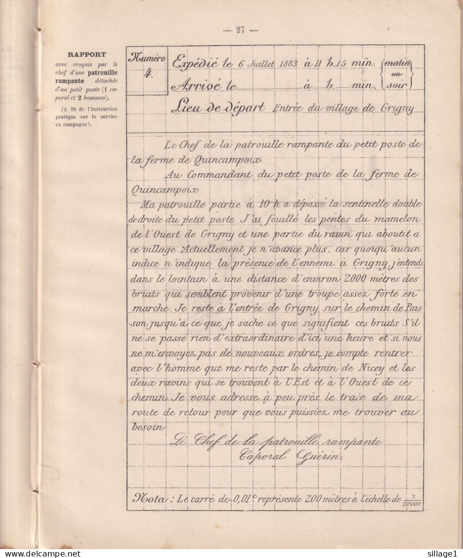 MILITARIA - Cours Pratique De Topographie De Lecture Des Cartes Et De Connaissance Du Terrain Par J. Dennery 1883 - Kaarten & Atlas