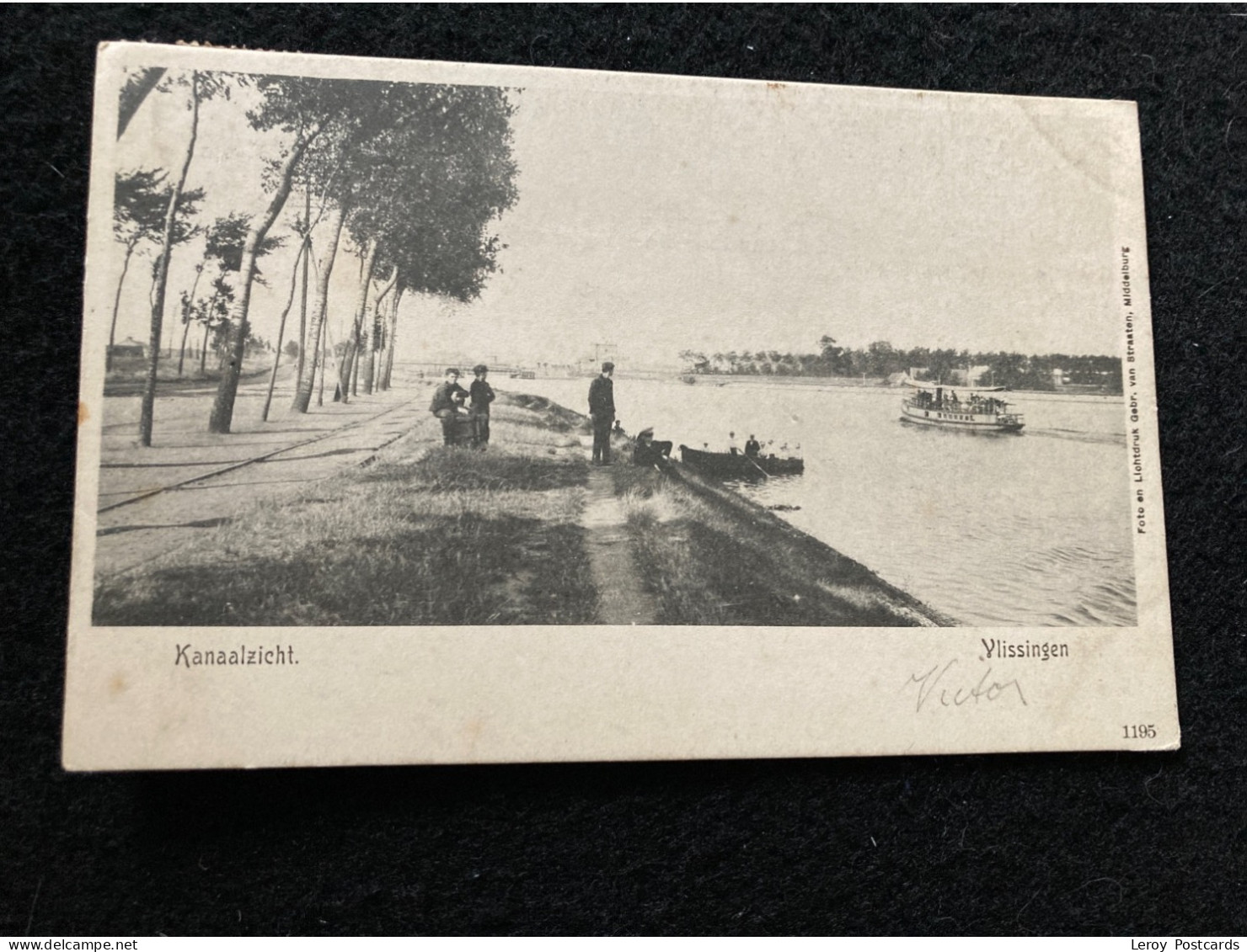 A142 Vlissingen Kanaalzicht Met Veerbootje - Vlissingen