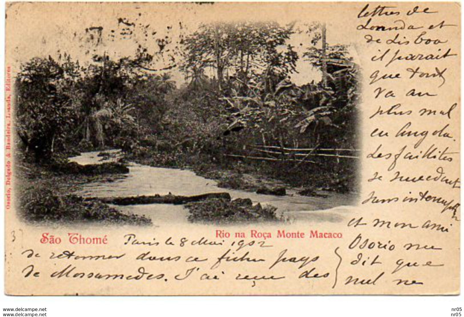 SAO TOME Et Principe ( Afrique ) - SAO THOME - Rio Na Roça Monte Macaco - Sao Tome And Principe
