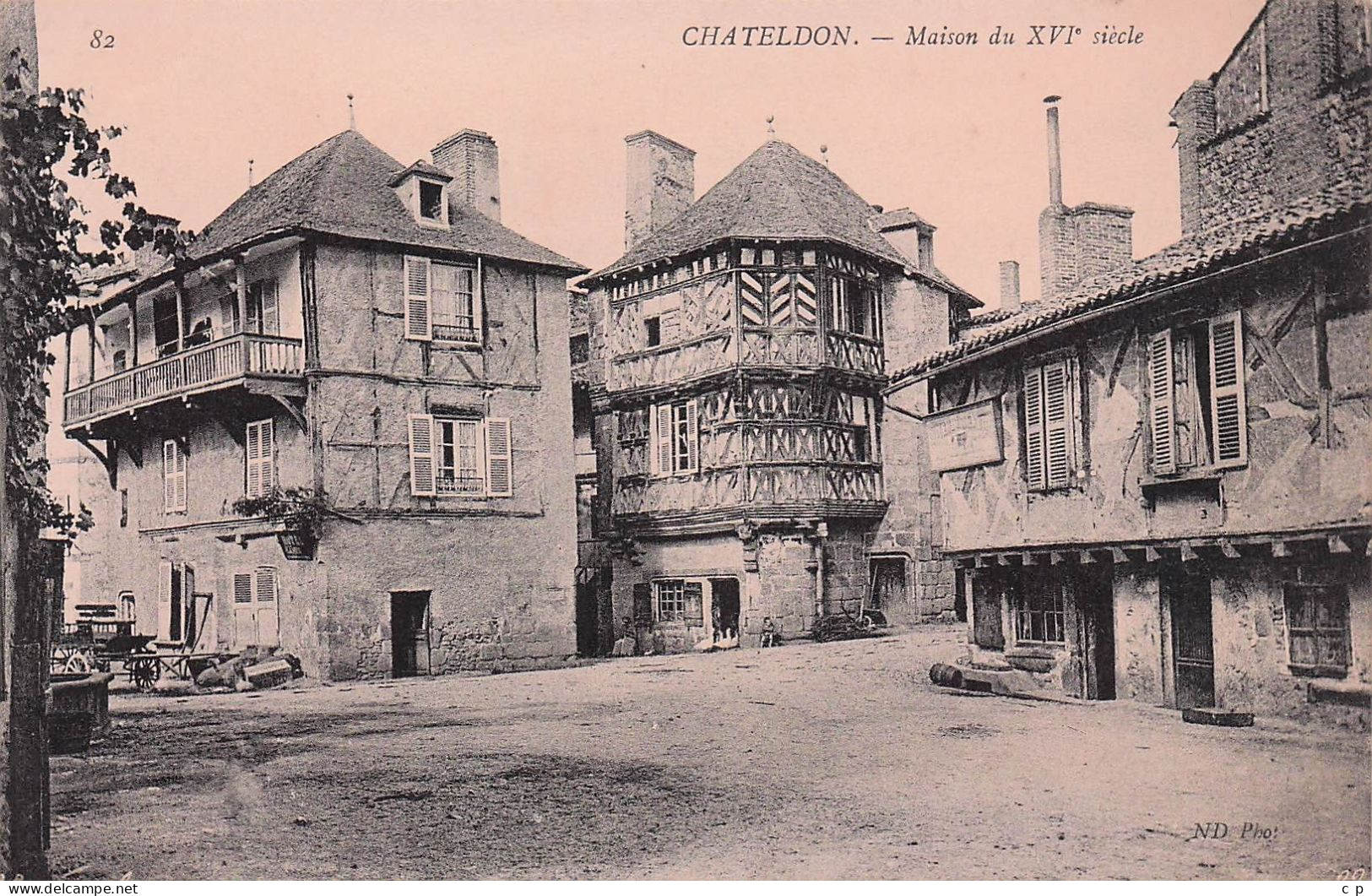 Chateldon - Maison Du XV Eme Siecle  - CPA °J - Chateldon