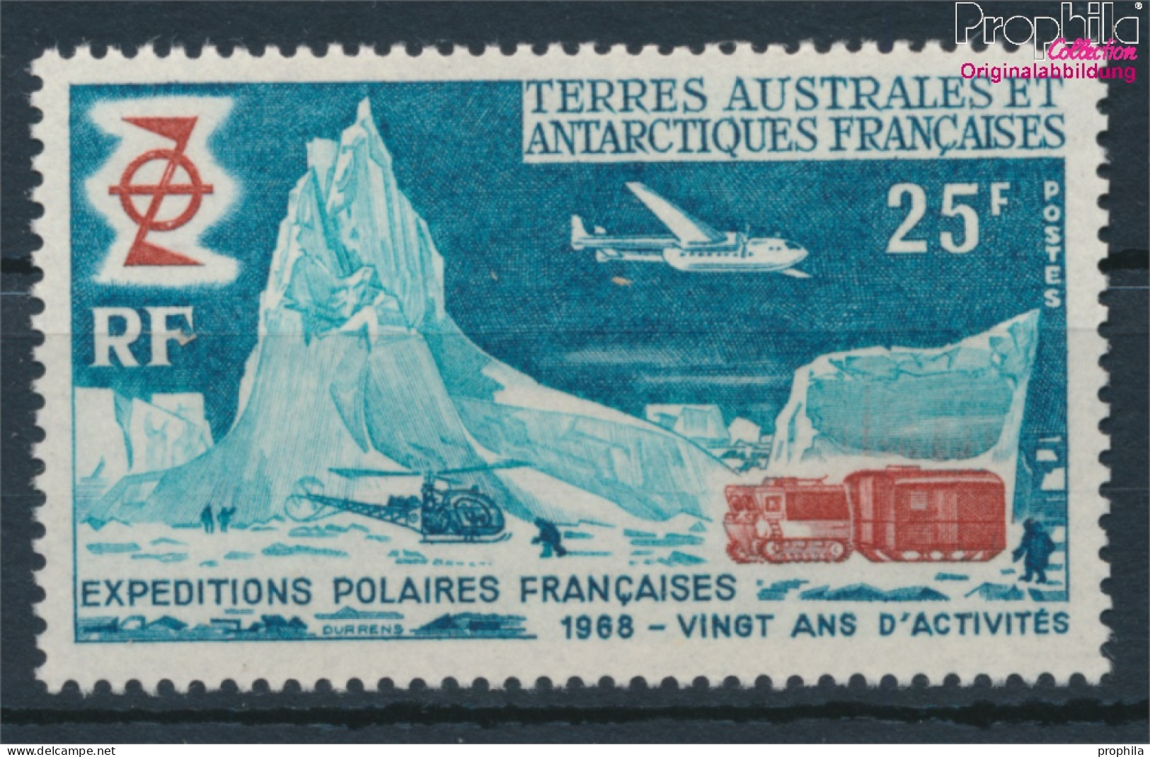 Französ. Gebiete Antarktis 50 (kompl.Ausg.) Postfrisch 1969 Forschung In Der Antarktis (10174632 - Neufs