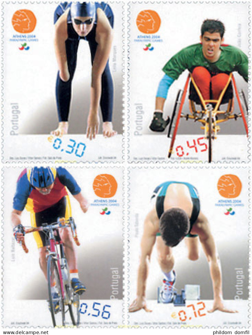 143810 MNH PORTUGAL 2004 JUEGOS PARALIMPICOS. ATENAS 2004 - Otros & Sin Clasificación