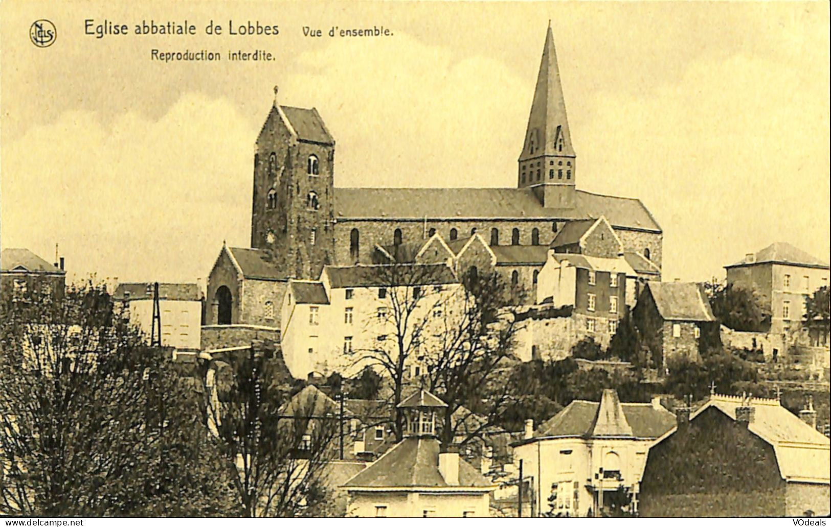 Belgique - Hainaut - Eglise Abbatiale De Lobbes - Vue D'ensemble - Lobbes