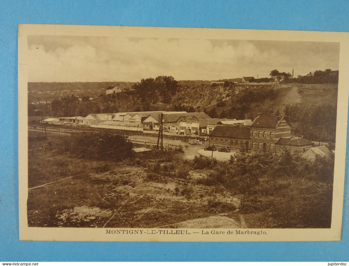 Montigny-le-Tilleul La Gare De Marbragio - Montigny-le-Tilleul