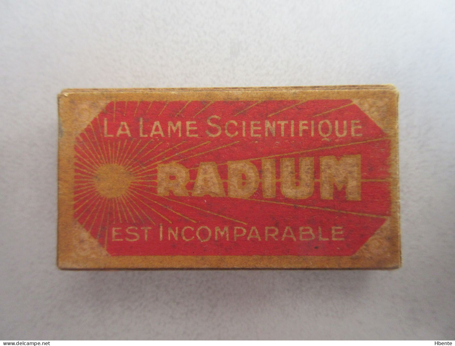 Boite Complète De 10 Lames De Rasoir RADIUM - Complet Box Of 10 Rasor Blades - Lames De Rasoir