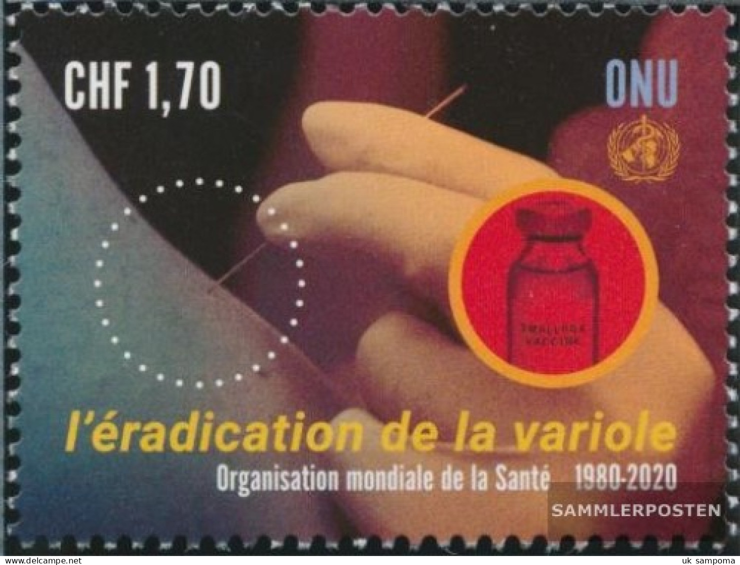 UN - Geneva 1114 (complete Issue) Unmounted Mint / Never Hinged 2020 Extinction The Smallpox - Unused Stamps