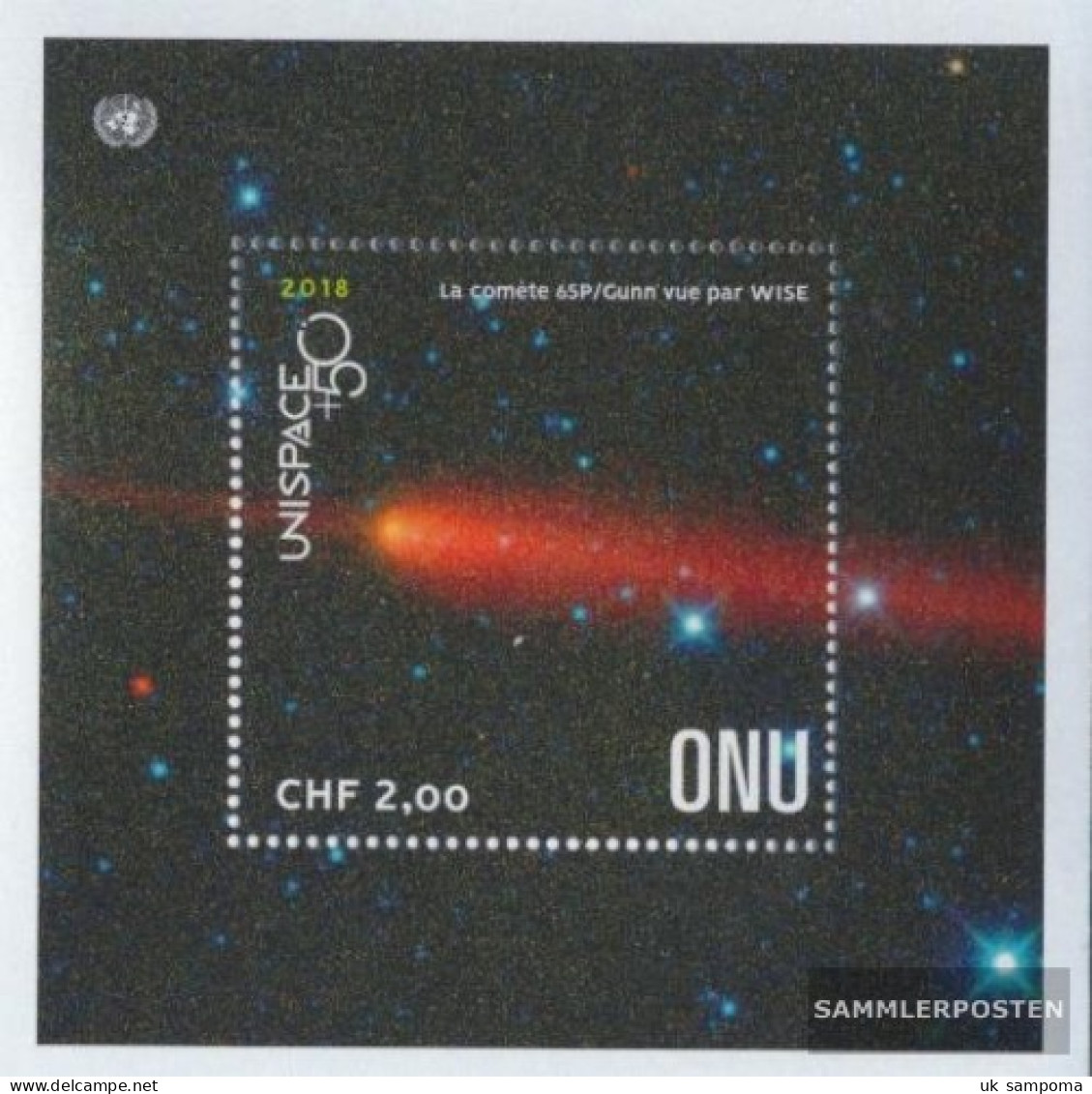 UN - Geneva Block50 (complete Issue) Unmounted Mint / Never Hinged 2018 Study Of Space - Neufs