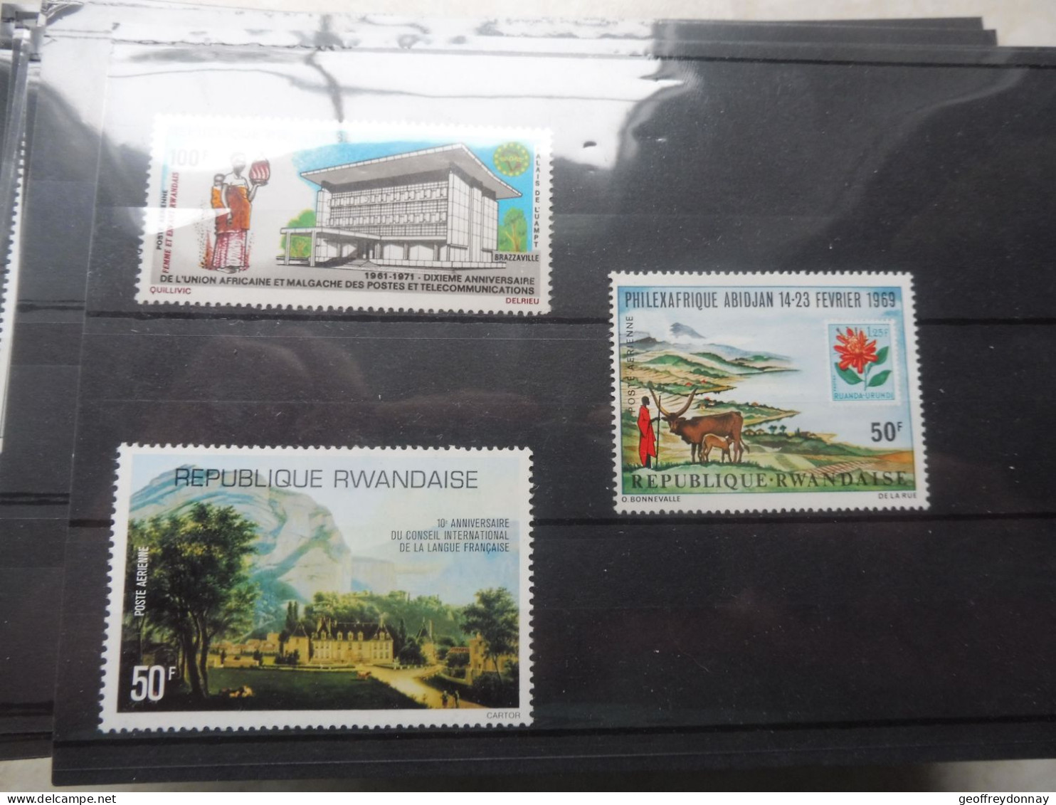 Rwanda Pa PA 5-8-11 Poste Aerienne Luchtpost  1977   Neuf Mnh ** - Nuevos