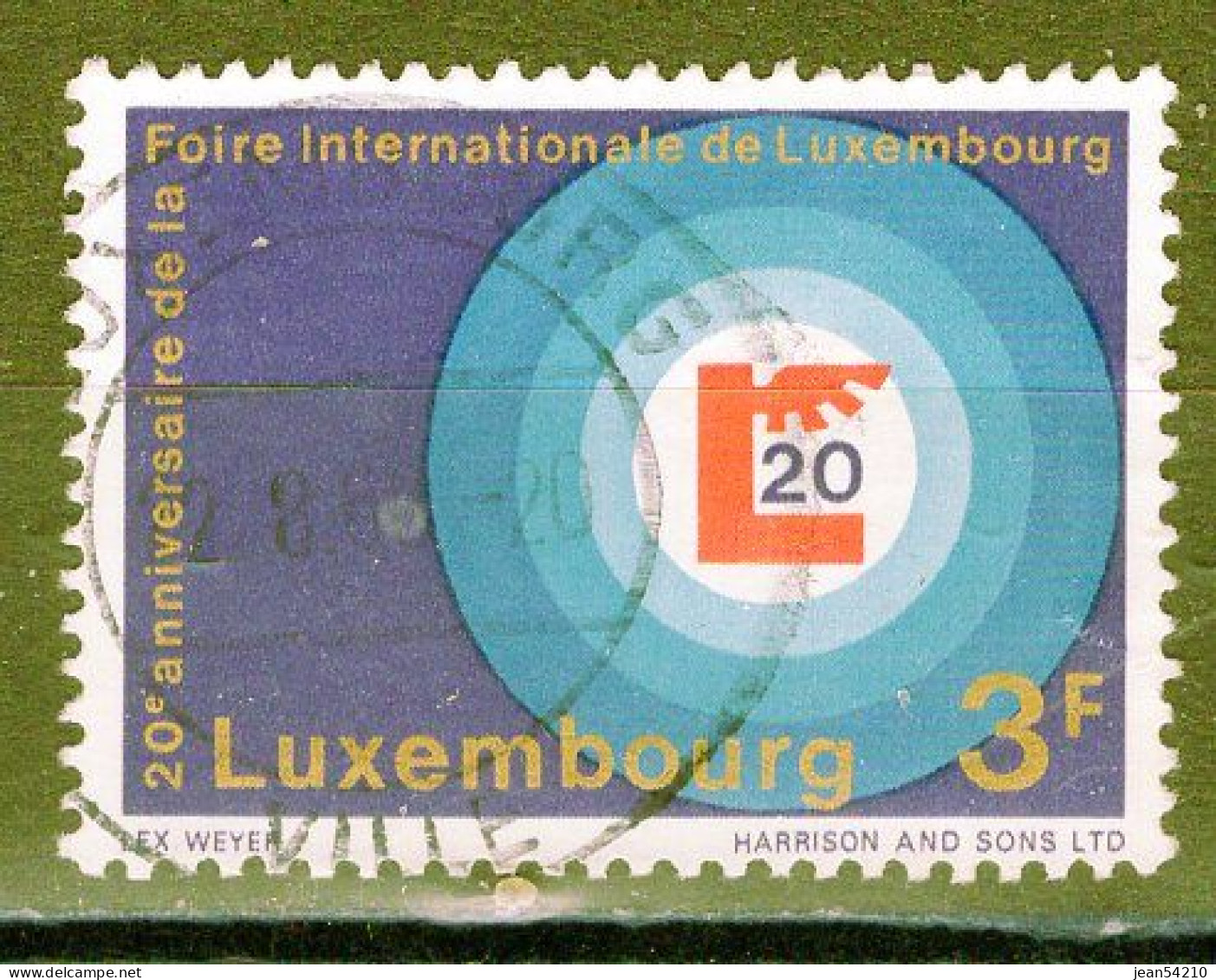 LUXEMBOURG - Timbre N°722 Oblitéré - Gebraucht