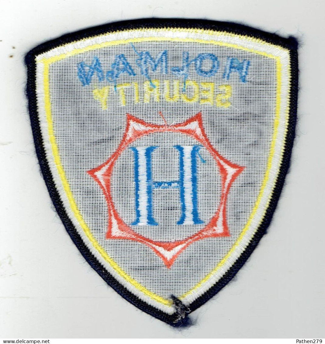 Patch Insigne Tissu Société De Sécurité US Holman Security - Ecussons Tissu