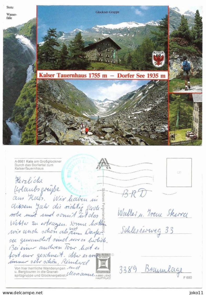 Postkarte Österreich Tirol Kals, 70er Jahre, Gelaufen - Kals