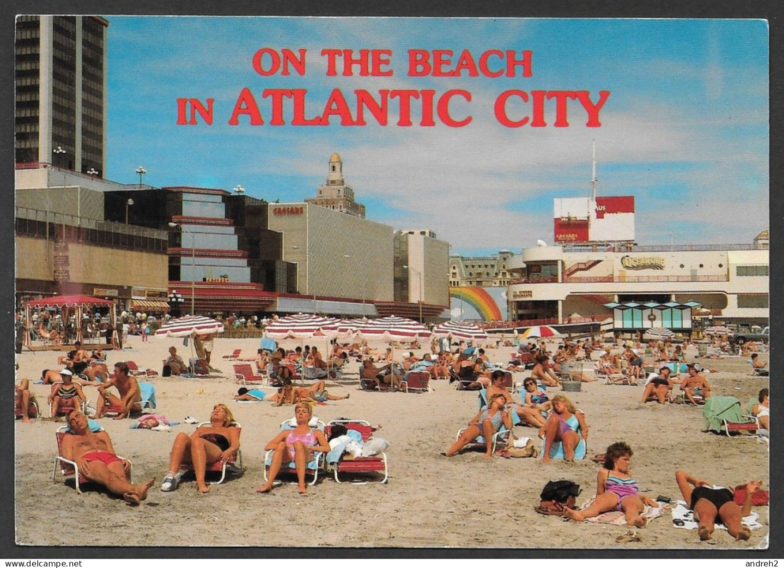 Atlantic City  New Jersey - Beach, Boardwalk And Casino - Uncirculated - Non Circulée - By Dick Leonard No:12547 - Atlantic City