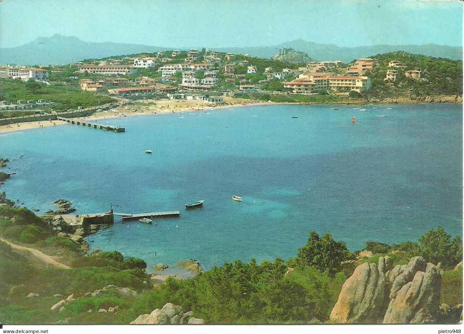 Arzachena (Olbia) Baia Sardinia, Panorama Del Golfo, Gulf View, Vue Du Golfe - Olbia