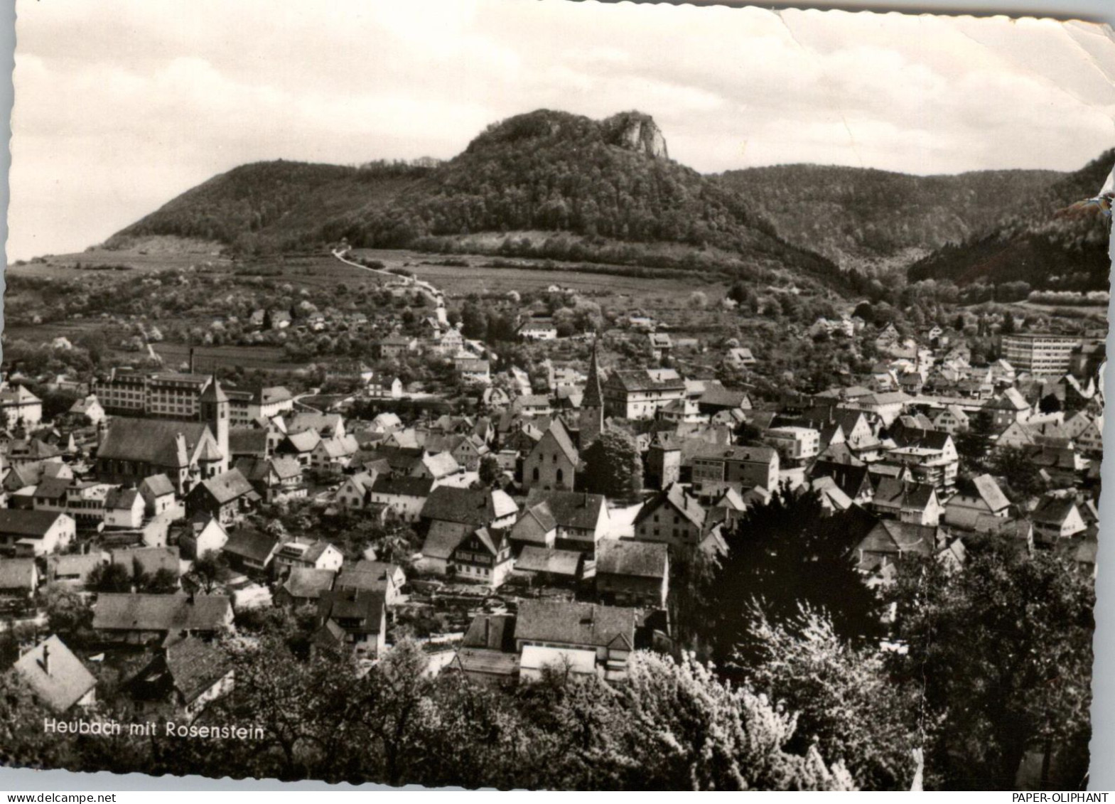 7072 HEUBACH, Blick über Den Ort, 1964 - Aalen