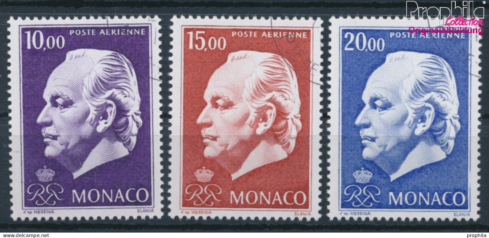 Monaco 1160-1162 (kompl.Ausg.) Gestempelt 1974 Fürst Rainier III. (10194111 - Usados