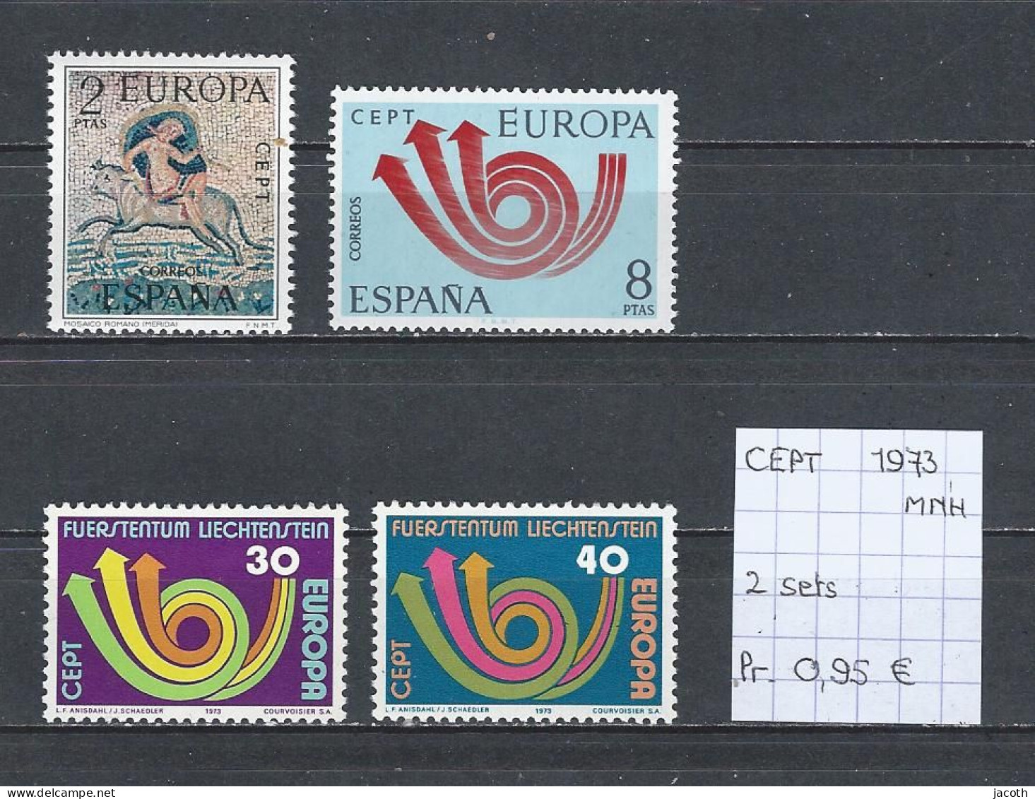 (TJ) Europa CEPT 1973 - 2 Sets (postfris/neuf/MNH) - 1973